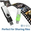 Wooolken Usb 2.0 atmintinė 16 Gb, 10 vnt. Usb atmintinių (juodos)