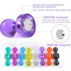 Woxjena magnetai lentai, 32 vnt., 11 x 17 mm, plastikiniai magnetai, kūgio formos magnetai, magnetai šaldytuvui, magnetinei lentai, skelbimų lentai