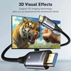 Wtpgti 8k Hdmi šviesolaidinis kabelis 20 m, Hdmi 2.1 kabelis 48 Gbps itin didelės spartos, skirtas montuoti sienoje Cl3, Aoc 8k @ 60hz, 4k @ 120hz/144hz dinaminis Hdr Earc Dolby Hdcp2.2 suderinamas su Ps5, XBOX Seriesx, Pc