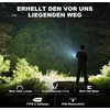 Wuben T70 Led įkraunamas žibintuvėlis, itin ryškus 4200 liumenų, Ip68 atsparus vandeniui, 6 šviesos režimai, akumuliatorius skirtas stovyklavimui, žygiams, lauke