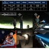 Wuben T70 Led įkraunamas žibintuvėlis, itin ryškus 4200 liumenų, Ip68 atsparus vandeniui, 6 šviesos režimai, akumuliatorius skirtas stovyklavimui, žygiams, lauke