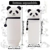 Wvfhvisl Kawaii pieštukinė 2 in 1 minkšta animacinė pieštukinė silikoninė teleskopinė pieštukinė miela panda vaikams mokyklai namų biuro reikmenys, vienspalvė, išplečiama pieštukinė