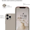 Wxx silikoninis dėklas, skirtas iphone 12 pro max, mobiliojo telefono dėklas, skirtas iphone 12 pro max, plonas, su mikropluoštu, atsparus įbrėžimams, visapusiškai apsaugantis dėklas, skirtas iphone 12 pro max 6.7 colio, titano pilkos spalvos