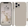 Wxx silikoninis dėklas, skirtas iphone 12 pro max, mobiliojo telefono dėklas, skirtas iphone 12 pro max, plonas, su mikropluoštu, atsparus įbrėžimams, visapusiškai apsaugantis dėklas, skirtas iphone 12 pro max 6.7 colio, titano pilkos spalvos