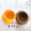 Xbogo interaktyvus žaislinis kamuolys šuniukams su skanėstais (oranžinis) (geltonas)