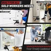 Xclifes Arm Tool Lifter, 2 vnt. darbo jėgą taupantis sienų plytelių rūšiuotuvas, daugiafunkcis aukščio reguliavimas, kėlimo įrenginys, durų panelė, kėlimo lenta, keltuvas, darbo jėgą taupantis įrankis vyrams