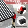 Projektorius Xinsunho aliumininė darbo platforma, sulankstomos kopėčios iki 150 kg, sulankstomos kopėčios su saugos fiksatoriais, neslystantis protektorius, pakopų kopėčios, profesionalios darbo platformos kopėčios namams ir dirbtuvėms