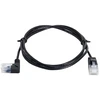 Xiwai Cat6a Ethernet Kabelis, 2m, Kairysis Kampas Rj45
