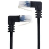 Xiwai itin plonas cat6 ethernet kabelis rj45 kampinis 25 cm utp tinklo kabelis patch kabelis 90 laipsnių cat6a lan nešiojamam kompiuteriui maršrutizatoriui tv box