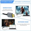 Xiwai Mini Hdmi 2.1 jungtis (tėtis) į Hdmi jungtį (tėtis) 8k 60hz spiralinis kabelis 100cm, skirtas Hdtv kompiuteriui, nešiojamam kompiuteriui, monitoriui