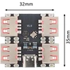Xiwai usb 2.0 1 į 4 keturių prievadų hub skirstytuvas pcba išplėtimo modulio plokštė kompiuteriams multiport 4 įrenginiai type-c klaviatūrai pelei skaitytuvui spausdintuvui