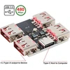 Xiwai usb 2.0 1 į 4 keturių prievadų hub skirstytuvas pcba išplėtimo modulio plokštė kompiuteriams multiport 4 įrenginiai type-c klaviatūrai pelei skaitytuvui spausdintuvui