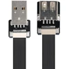 Xiwai usb 2.0 type a male to female flat fpc kabelis, skirtas fpv, diskams, skaitytuvams ir spausdintuvams