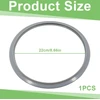 Xiwjlwo Atsarginės dalys Wmf slėginei viryklei, 22 cm sandarinimo žiedas ir 2 x gaminimo signalo sandariklis, suderinamas su Wmf Perfect 2,5 L - 8,5 L, silikoninis sandarinimo rinkinys 22 cm dangčiui