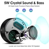 Kompiuterio kolonėlės Xleader Bluetooth kolonėlė, maža muzikos dėžutė su išmaniuoju jutikliniu mini bluetooth garsiakalbiu, atsparus vandeniui radijas dušui, dovanos mergaitėms, berniukams, vyrams, moterims, vaikams (juoda)