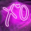Pakabinamas šviestuvas Xo širdies neoninės iškabos, neoninės šviesos sienų dekorui rožinės Xo Led iškabos reguliuojamos neoninės lempos miegamajam maitinamos Usb šviečiančios iškabos žaidimų kambariui namų vakarėliui baro gimtadienio dekorui
