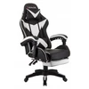 Xrace Gamingo kėdė su kojų atrama, galvos atrama, ergonomiška, balta