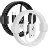 Xrx įkrovimo laidas iphone 15/16 automobiliui, usb a į usb c greito įkrovimo laidas, skirtas iphone 16e, 16/15 pro max, 15 16 plus, type c automobilinis laidas juodas + baltas 1 m, 2 vnt. pakuotė, type c, skirtas ipad pro, airpods 4 įkrovikliui
