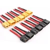 Xt60 Jungtys su 14awg laidu, 53mm, 3 poros (geltonos/juodos)