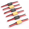 Xt60 Jungtys su 14awg laidu, 53mm, 3 poros (geltonos/juodos)