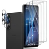 Xunzii Ekrano apsauga, skirta Sony Xperia 1 Vii 5g, grūdintas stiklas su kameros apsauga [3+2 vienetai], 0,33 mm itin skaidri plėvelė, 9h kietumo ekrano apsauga, apsauginis stiklas nuo įbrėžimų