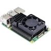 Yahboom Raspberry Pi 5 Cool Cooler su Pwm ventiliatoriumi Raspberrypi aliuminio heatsink aušinimo rinkinys, skirtas Raspberry Pi4 Model B ventiliatoriui + terminis silikonas
