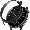 Yaodle dėklas, skirtas Amazfit Gtr Mini 43 mm, apsauginis dėklas, pc itin plonas hd grūdintas stiklas, atsparus įbrėžimams 360° visapusiška ekrano apsauga (juodas)