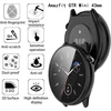 Yaodle dėklas, skirtas Amazfit Gtr Mini 43 mm, apsauginis dėklas, pc itin plonas hd grūdintas stiklas, atsparus įbrėžimams 360° visapusiška ekrano apsauga (juodas)