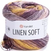 Yarnart | Linen Soft | 7415 | daugiaspalvė [linas / bambukas / medvilnė]