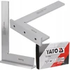 Yato stalių kampainis 90° plieno 250x160mm plokščias din 875/ii su pagrindu