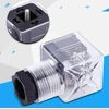 Ventiliatorius Yctze universalus hidraulinis solenoidinio vožtuvo jungtis su šviesa, skaidrus Ac 220 V, 5 vnt. solenoidiniam vožtuvui Ac 110 V ir hirschmann kištukui