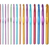 Yeashi nėrimo vąšelių rinkinys - 14 dalių ergonomiškas aliuminio rinkinys su 14 dydžių (2 mm - 10 mm) pradedantiesiems ir profesionalams - idealiai tinka mezgimui ir nėrimui - spalvingas