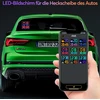Yedzen Pixel Art skaitmeninis nuotraukų rėmelis, 32 x 32 Rgb 128 x 131 mm programuojamas Led skydelis, Usb automobilinis Bluetooth Led rezultatų suvestinės ženklas automobiliui, parduotuvei, viešbučiui