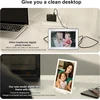 Objektyvas Yenock skaitmeninis nuotraukų rėmelis Frameo 10.1 colio, 5000 Mah baterija, nuotraukų rėmelis su Wifi, 32gb Hd Ips jutiklinis ekranas su belaidžiu įkrovikliu, automatinis pasukimas, momentinis nuotraukų/video dalijimasis per programėlę