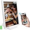 Objektyvas Yenock skaitmeninis nuotraukų rėmelis Frameo 10.1 colio, 5000 Mah baterija, nuotraukų rėmelis su Wifi, 32gb Hd Ips jutiklinis ekranas su belaidžiu įkrovikliu, automatinis pasukimas, momentinis nuotraukų/video dalijimasis per programėlę