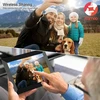 Objektyvas Yenock Wifi skaitmeninis nuotraukų rėmelis, 10.1 colio Wifi nuotraukų rėmelis, 1280 x 800 Ips jutiklinis ekranas, nuotraukomis ir vaizdo įrašais galima dalintis bet kada ir iš bet kur, per programėlę, 16 Gb atminties