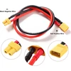 Yixisi Xt30 ilginimo laidas, Xt30 tėtis į Xt30 mama adapteris su 30 cm 14awg silikonine viela, Xt30 adapterio ilginimo laidas, rc lipo baterijai fpv dronui, 2 vnt.