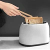 Yixutag bambukinės žnyplės, 4 vnt., skrudintuvės žnyplės virtuvei, 18 cm mažos bambukinės žnyplės, medinės žnyplės virtuvei, keptai mėsai, pyragams, duonai