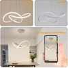 Ylfxl 30 w pakabinamas šviestuvas valgomojo stalui 50 cm virtuvės lempa pakabinama pritemdoma su nuotolinio valdymo pulteliu led sietynas reguliuojamo aukščio modernus pakabinamas šviestuvas led valgomojo kambario lempa valgomajam svetainei