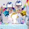 Yoimckay 5 dalių gimtadienio dekoracijų rinkinys, balionų gimtadienio rinkinys, vaikiškų gimtadienių dekoracijos, gimtadienis berniukams, anime balionai, geltona ir mėlyna