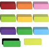 Yoosso 72 magnetinių juostelių rinkinys, rašomos, 30 x 80 mm, magnetinės etiketės žymėjimui, magnetai, lentos, magnetinės etiketės, daugkartinio naudojimo lentoms, šaldytuvams, metalinėms spintelėms (9 spalvos)