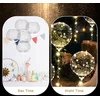 Yootiko skaidrių balionų rinkinys, 18 vnt., 45 cm Led šviečiantys balionai, pripildomi konfeti helio Led girliandomis, c skaidrūs balionai gimtadieniui, vestuvėms, vakarėlio dekoravimui