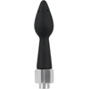 You2toys Rear Splash Shower Silicone - intymus dušas su silikoniniu kištuko priedu, dušas vyrams ir moterims, juodas, 1 vnt.