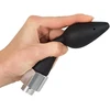 You2toys Rear Splash Shower Silicone - intymus dušas su silikoniniu kištuko priedu, dušas vyrams ir moterims, juodas, 1 vnt.