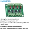 Youmile 2 vnt. Pc817 4 kanalų optronų izoliacijos plokštė įtampos keitiklis 3.6-30v tvarkyklės fotoelektrinis izoliuotas modulis su 24awg kabeliu
