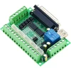 Youmile dc 12-24v cnc breakout sąsajos plokštė 5 ašių mach3 sąsajos kortelė optinio jungiklio plokštė su lygiagretaus prijungimo kabeliu usb kabeliu xh2.54 4p kabeliu žingsninio variklio tvarkyklei mach3