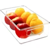 Youngever 4 dalių šaldytuvo konteinerių rinkinys 25 x 15 x 8 cm, sandėliuko organizatorius, dėžė šaldytuvui