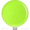 Youngever 9 vnt. didelės 30 cm plastikinės lėkštės (vaivorykštės spalvos)