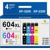 Yuanqimm 604xl spausdintuvo kasetės, skirtos epson 604xl 604 xl kasetėms, skirtos epson xp 2205 kasetėms, skirtos xp 3200 spausdintuvo kasetėms xp-4200 xp-3205 xp-2200 xp-4205 workforce wf-2935 wf-2930 (4