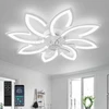 Yunlong 90 cm lubų ventiliatorius su apšvietimu, labai tylus svetainės reguliuojamas Led šviestuvas su ventiliatoriumi, modernus Dc variklio ventiliatorius su šviesa, vasaros žiemos funkcija miegamajam virtuvei, baltas